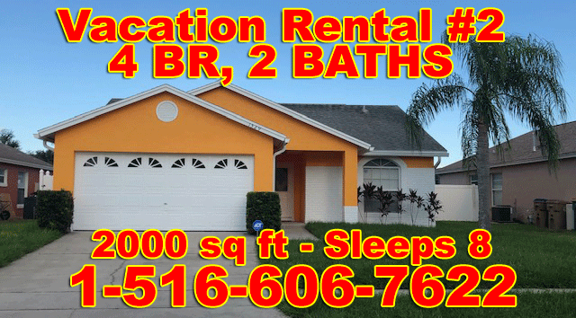 4BR, 2Baths Kissimmee Vacation Home Rental